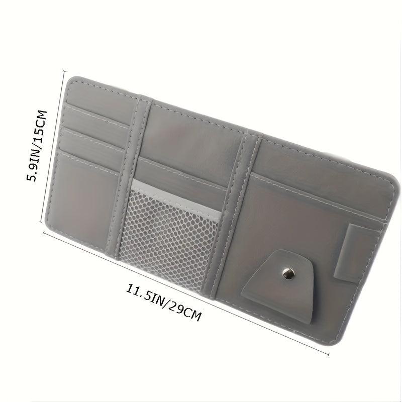 Car Sun Visor Storage Clip Sunshade Bag Car Decoration Cover
