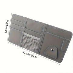 Car Sun Visor Storage Clip Sunshade Bag Car Decoration Cover