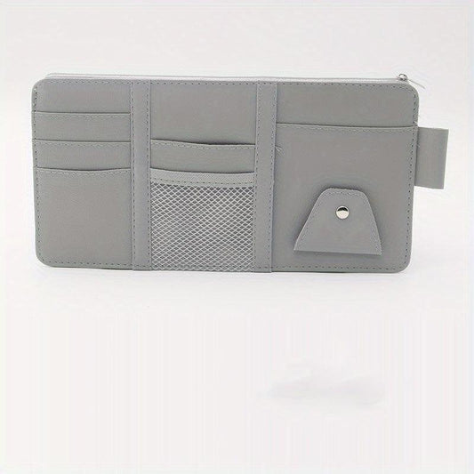 Car Sun Visor Storage Clip Sunshade Bag Car Decoration Cover