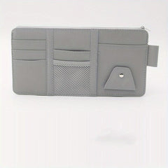 Car Sun Visor Storage Clip Sunshade Bag Car Decoration Cover