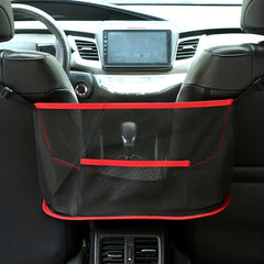 1pc High Capacity Car Seat Mesh Bag Organizer Storage Pet Net Rear Seat
