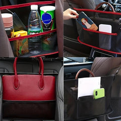 1pc High Capacity Car Seat Mesh Bag Organizer Storage Pet Net Rear Seat