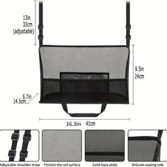 1pc High Capacity Car Seat Mesh Bag Organizer Storage Pet Net Rear Seat