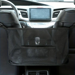 1pc High Capacity Car Seat Mesh Bag Organizer Storage Pet Net Rear Seat