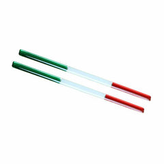 2pcs THIN Italy Flag Stickers - Italian Pride Decals