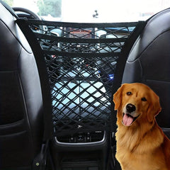 3 Layer Car Mesh Organizer Between Seats Car Net Barrier For Backseat Dogs