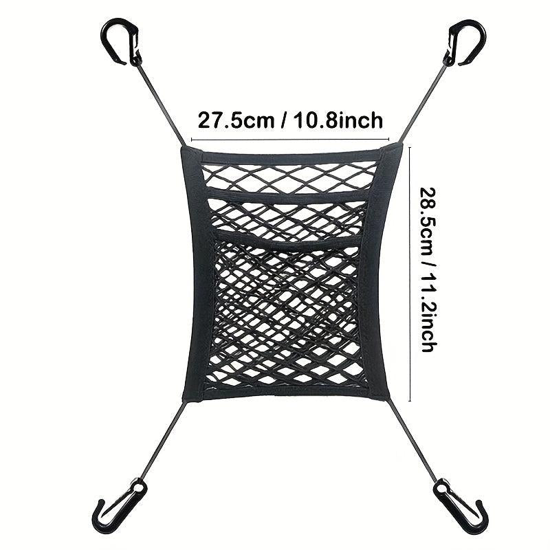 3 Layer Car Mesh Organizer Between Seats Car Net Barrier For Backseat Dogs