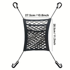 3 Layer Car Mesh Organizer Between Seats Car Net Barrier For Backseat Dogs