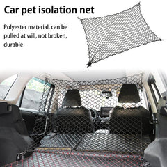 Car Dog Barrier Net With Hooks Durable Reusable Foldable Car Dog Fence Barrier