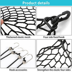 Car Dog Barrier Net With Hooks Durable Reusable Foldable Car Dog Fence Barrier