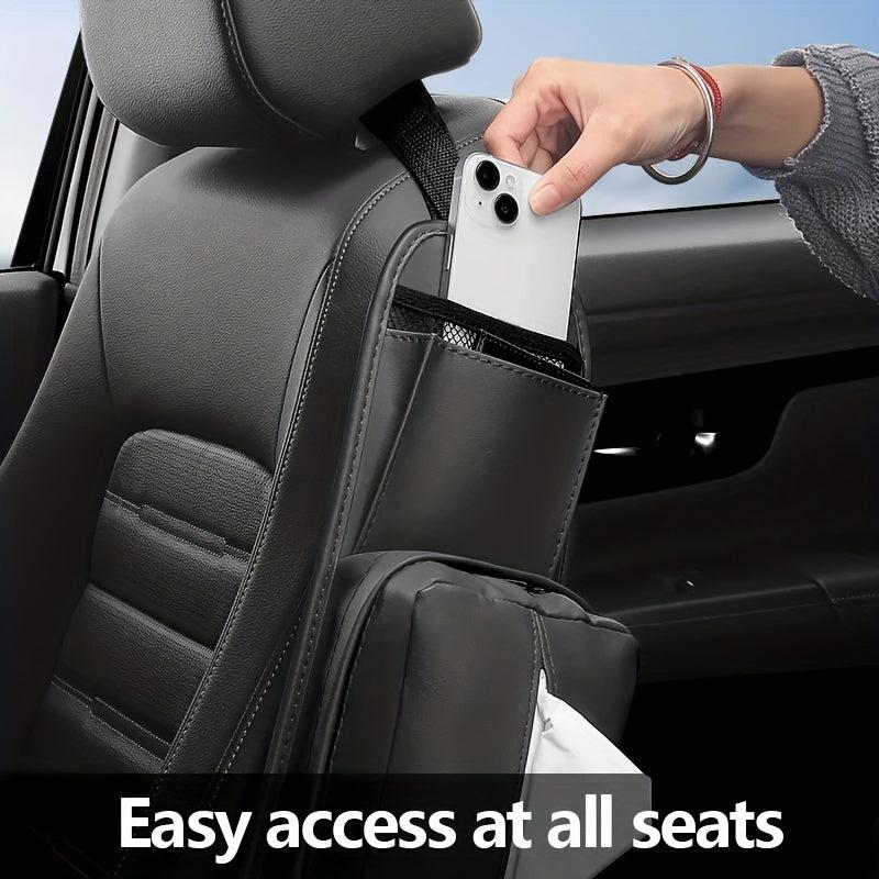 High Seat Side Storage Bag Car Tissue Box Car Interior Decoration