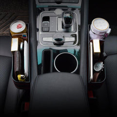 Car Seat Gaps Storage Box with Cup Holder