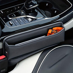 Car Seat Gaps Storage Box PU Leather Universal Car Storage Box