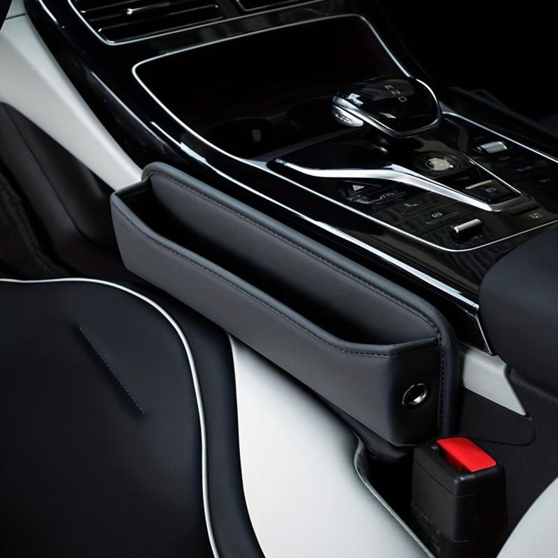 Car Seat Gaps Storage Box PU Leather Universal Car Storage Box