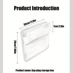 Car Seat Gaps Storage Box PU Leather Universal Car Storage Box