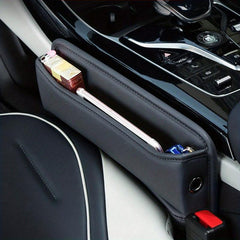 Car Seat Gaps Storage Box PU Leather Universal Car Storage Box