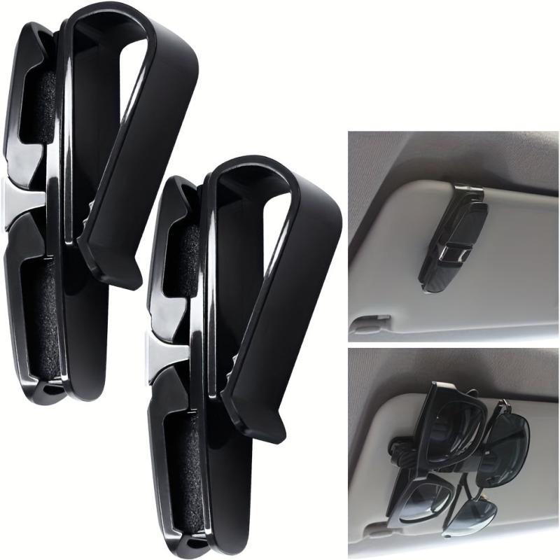 Carbon Fiber Car Glasses Clip Multifunctional Glasses Frame Car Clip