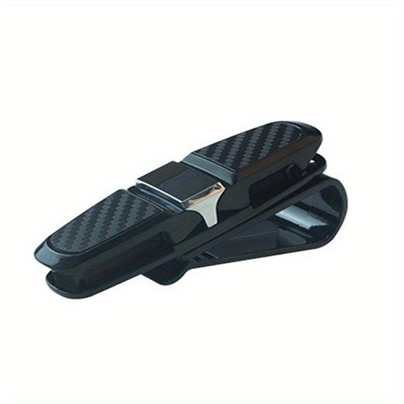 Carbon Fiber Car Glasses Clip Multifunctional Glasses Frame Car Clip