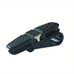 Carbon Fiber Car Glasses Clip Multifunctional Glasses Frame Car Clip
