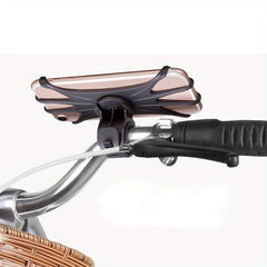 Silicone Bike Phone Holder for 10-16.5 cm Phones - 360 Rotation