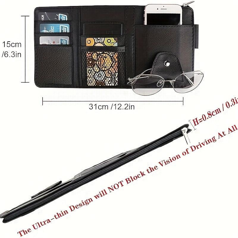 Car Sun Visor Organizer Pocket Organizers Document Holder