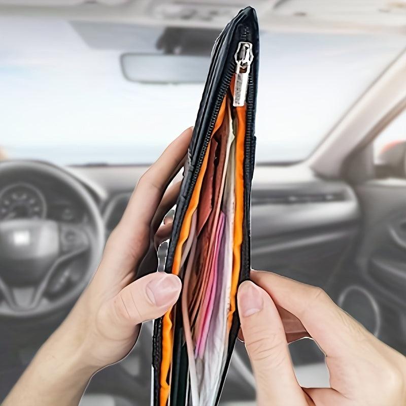 Car Sun Visor Organizer Pocket Organizers Document Holder