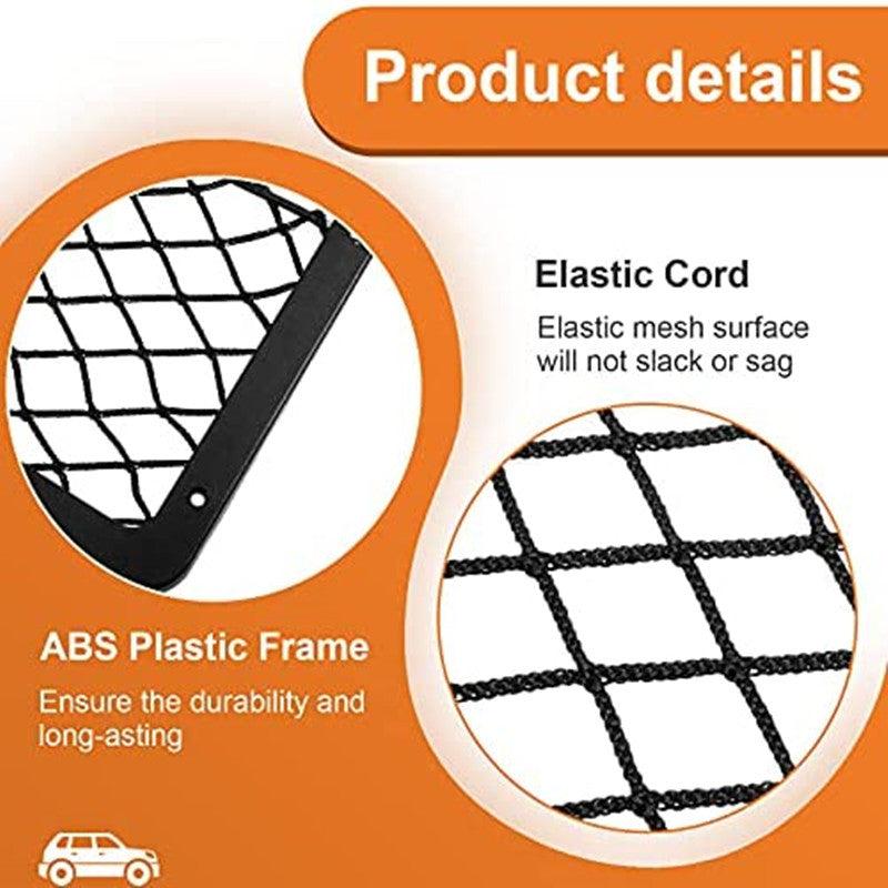 Car RV Storage Bag Net Frame Book Rear Cargo Mesh Elastic Mesh