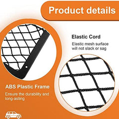 Car RV Storage Bag Net Frame Book Rear Cargo Mesh Elastic Mesh