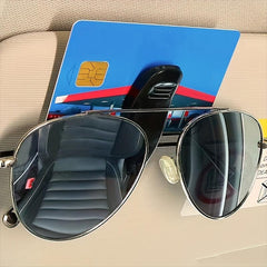 2pcs Car Glasses Clip Multifunctional Card Clip
