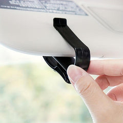 2pcs Car Glasses Clip Multifunctional Card Clip