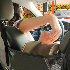 Car Seat Mesh Bag Organizer Storage Shelf Bag