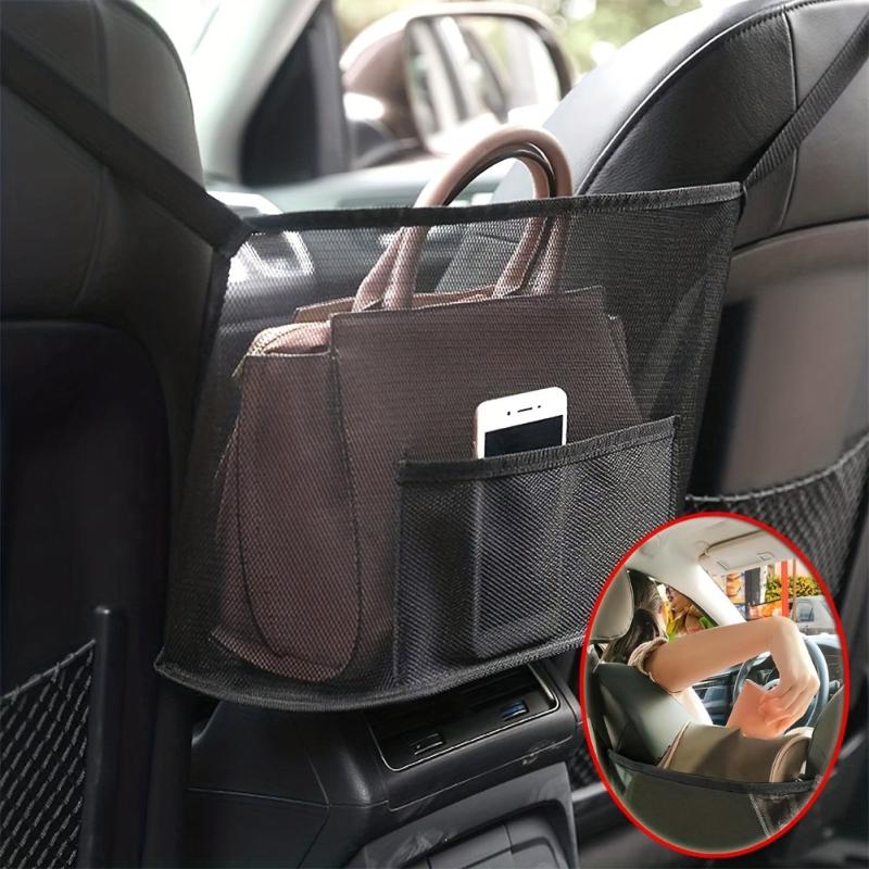 Car Seat Mesh Bag Organizer Storage Shelf Bag