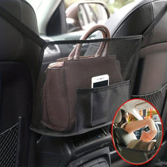Car Seat Mesh Bag Organizer Storage Shelf Bag