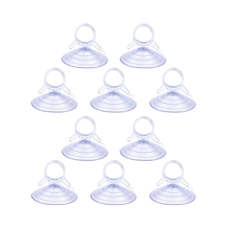 10pcs Clear Suction Cup Suckers Hook Car Sun Visor Rubber Suction Cups Clip