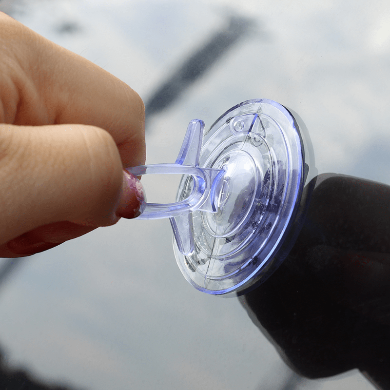 10pcs Clear Suction Cup Suckers Hook Car Sun Visor Rubber Suction Cups Clip