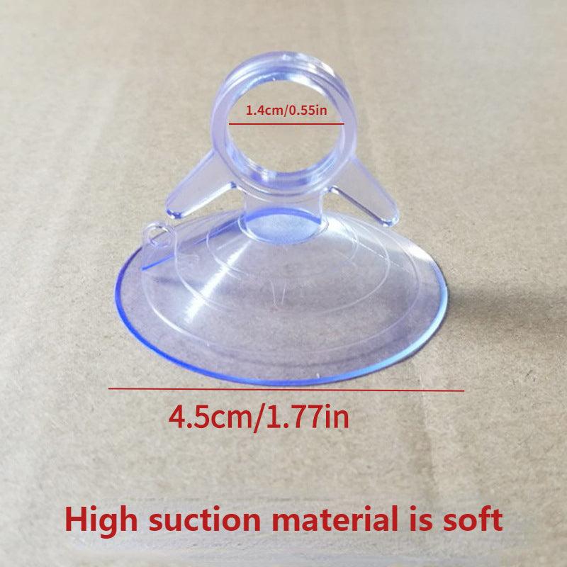 10pcs Clear Suction Cup Suckers Hook Car Sun Visor Rubber Suction Cups Clip