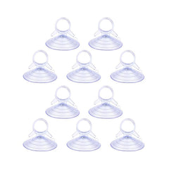 10pcs Clear Suction Cup Suckers Hook Car Sun Visor Rubber Suction Cups Clip
