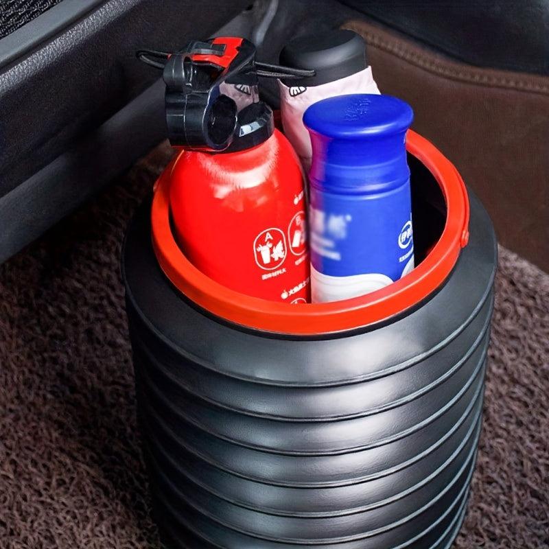 4L Car Trash Can Portable Storage Box Outdoor Fishing Bucket