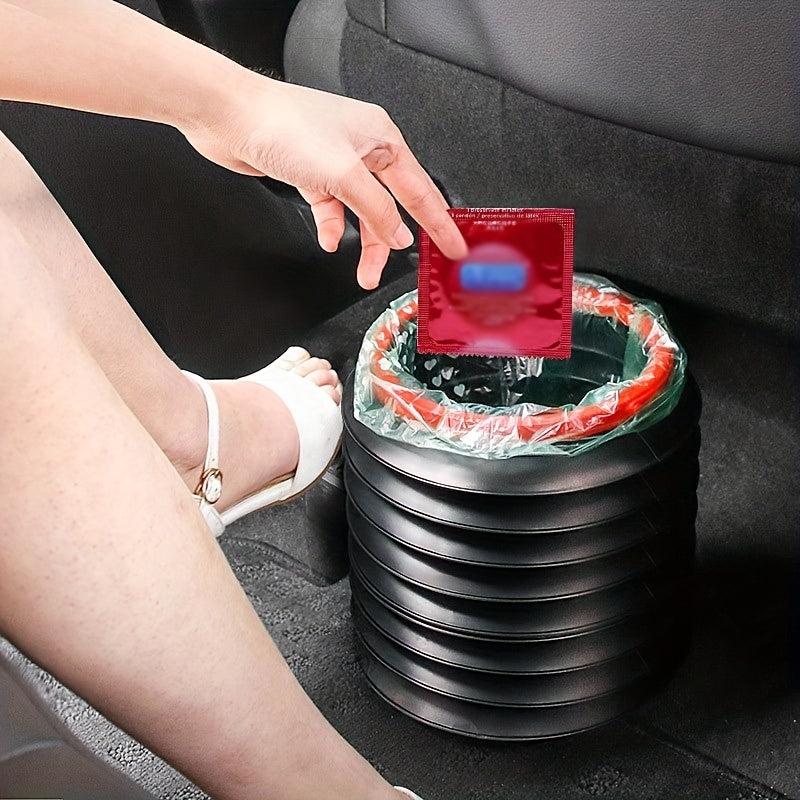 4L Car Trash Can Portable Storage Box Outdoor Fishing Bucket