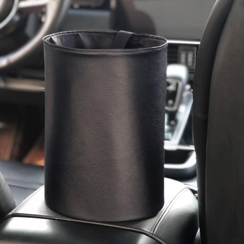 Car Garbage Bag Holder Hanging Storage Bag Waterproof Trash Can