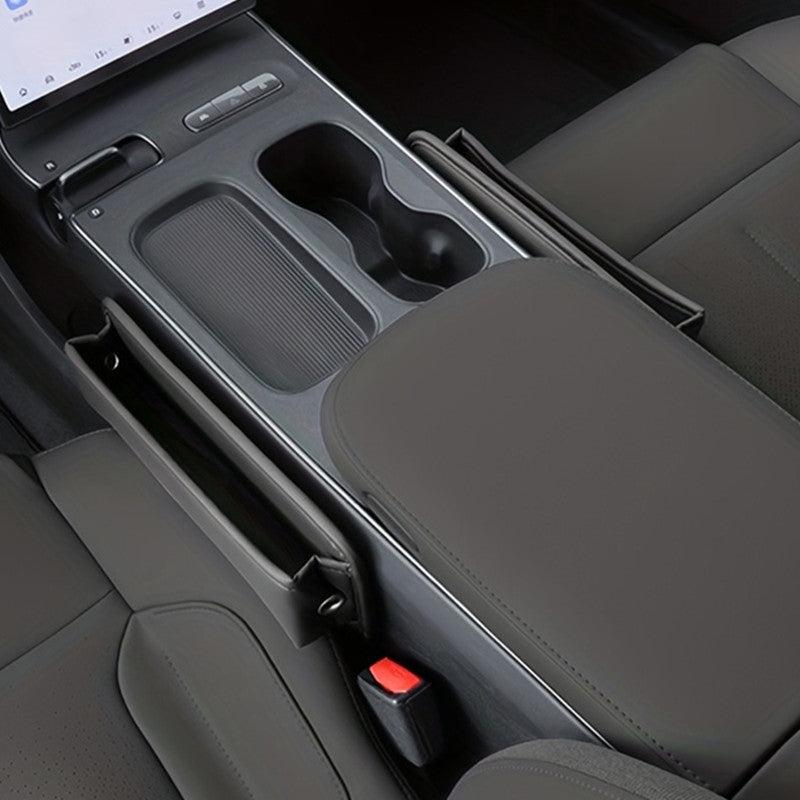 Car Seat Gaps Storage Box PU Leather Organizer Multifunction Pocket