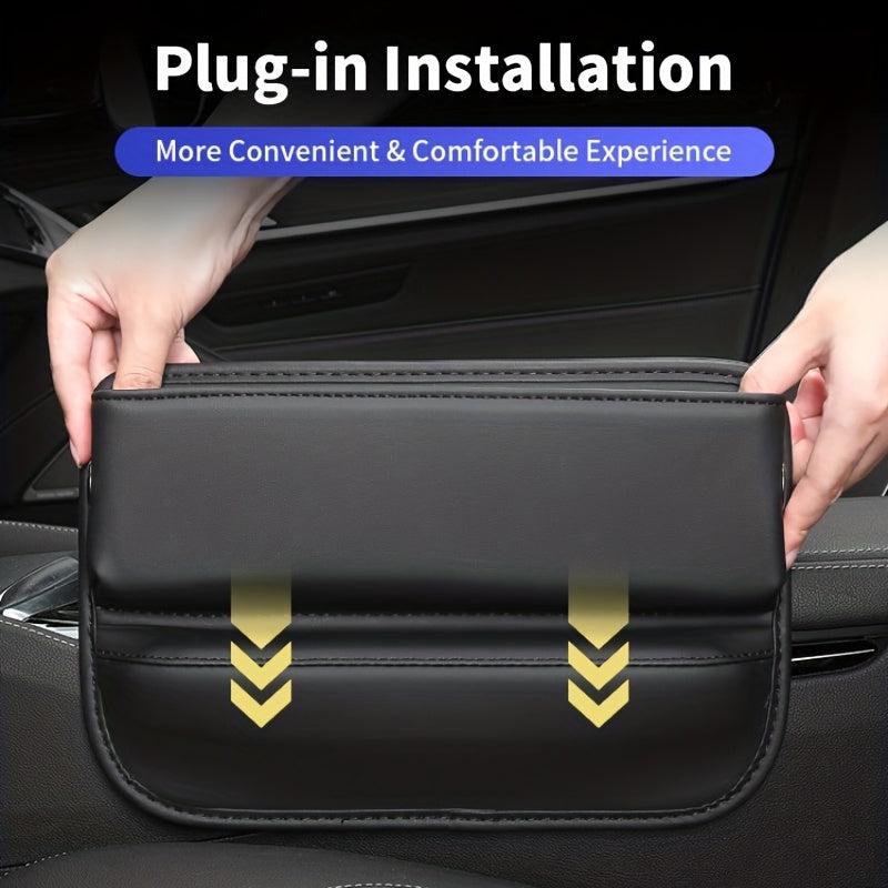 Car Seat Gaps Storage Box PU Leather Organizer Multifunction Pocket