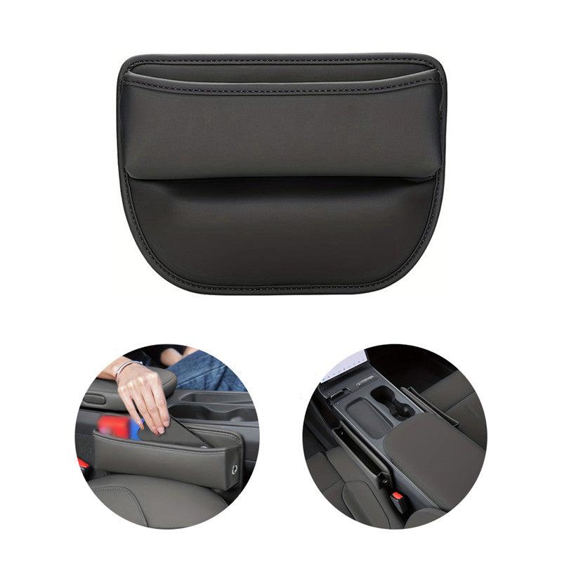 Car Seat Gaps Storage Box PU Leather Organizer Multifunction Pocket