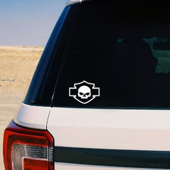 Skull Car Sticker Vinyl Bomb Motorcycle Scary Funny Stylish Auto
