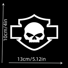 Skull Car Sticker Vinyl Bomb Motorcycle Scary Funny Stylish Auto