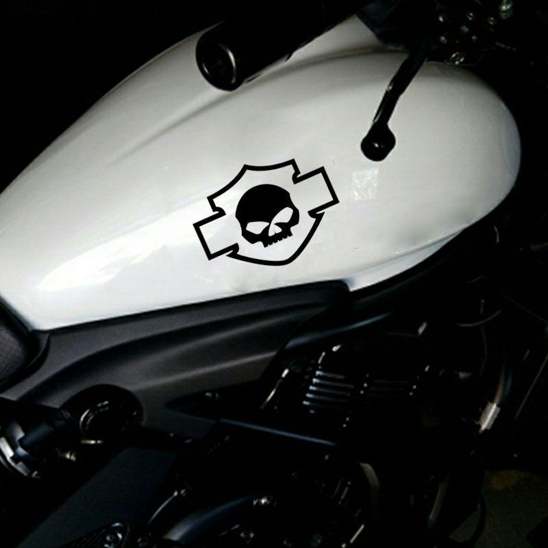Skull Car Sticker Vinyl Bomb Motorcycle Scary Funny Stylish Auto