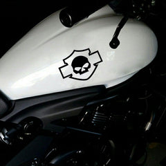 Skull Car Sticker Vinyl Bomb Motorcycle Scary Funny Stylish Auto