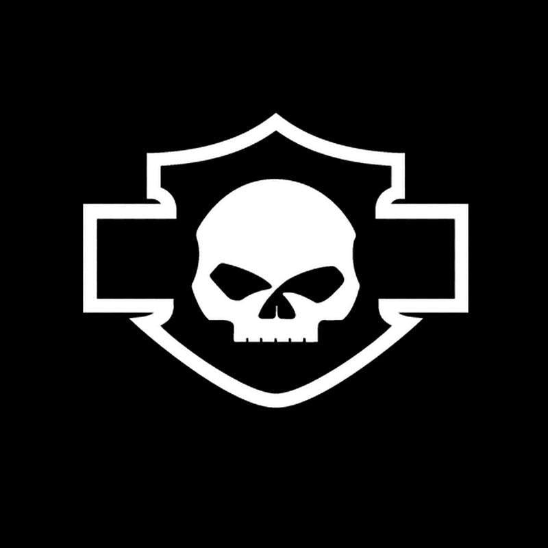 Skull Car Sticker Vinyl Bomb Motorcycle Scary Funny Stylish Auto
