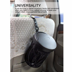 Mini Auto Car Vehicle Trash Rubbish Can Garbage Dust Case Holder Box Bin