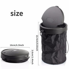 Mini Auto Car Vehicle Trash Rubbish Can Garbage Dust Case Holder Box Bin
